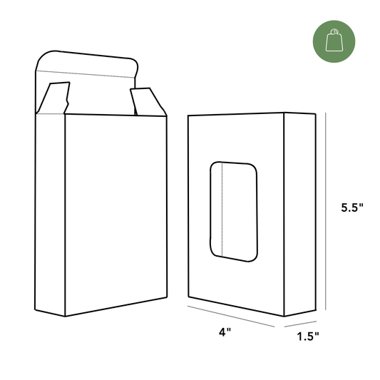 Tuck End Box Medium (Window)